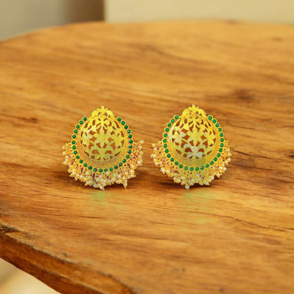 Golden Indian Style Earring